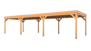 Douglas overkapping, 402 x 1164 cm Verando, Origin